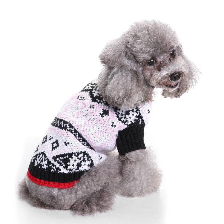 Christmas Warm Soft Pet Clothes Sweater Multiple Styles