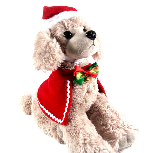 Christmas Pet Cape Hat Scarf Set